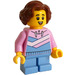 LEGO Daughter with Pink Sweater Minifigure