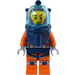 LEGO Deep Sea Diver with Helmet - Male Minifigure