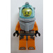 LEGO Deep Sea Diver med Orange Utstyrsel Minifigur