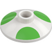 LEGO Dish 2 x 2 with Bright Green Spots (4740 / 110705) LEGO Dish 2 x 2 with Bright Green Spots (4740 / 110705)