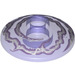 LEGO Dish 2 x 2 med Hvit og Lavendel Lightning Swirl (4740 / 20268)