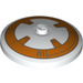 LEGO Dish 4 x 4 with BB-8 Decoration (Solid Stud) (3960)