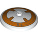 LEGO Dish 4 x 4 jossa BB-8 Koriste (Kiinteä nuppi) (3960 / 37289)