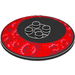 LEGO Dish 6 x 6 con Rosso scuro Craters (Borchie solide) (21599 / 106890)