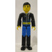 LEGO Diver mit Schwarz Torso und Zippered Wetsuit Technische Abbildung