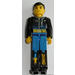 LEGO Diver with Black Wetsuit; &#039;DIVING&#039; and Knife Stickers on Legs Technic Figure
