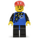 LEGO Diver met Dolfijn Top minifiguur