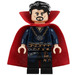 LEGO Arts Strange met Rood Cape en Kraag Minifiguur