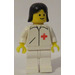 LEGO Doktor med Svart Hår Minifigur