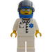 LEGO Arzt mit Blau Helm Minifigur