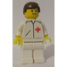 LEGO Doktor med Brun Hår Minifigur