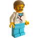 LEGO Doktor s česané Vlasy Minifigurka