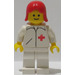 LEGO Doctor avec rouge Female Cheveux Figurine