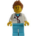 LEGO Doctor avec Pointu Cheveux Figurine