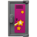 LEGO Door 1 x 2 x 3 with Locker Falling Star Sticker (60614)