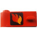 LEGO Door 1 x 3 x 1 Left with Fire Logo Sticker (3822)