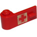 LEGO Door 1 x 3 x 1 Left with Red Cross Sticker (3822)