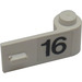 LEGO Porte 1 x 3 x 1 Droite avec &quot;16&quot; Autocollant (3821)