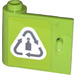 LEGO Door 1 x 3 x 2 Left with Glass Waste Recycling Symbol Sticker with Hollow Hinge (92262)