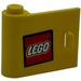 LEGO Dörr 1 x 3 x 2 Vänster med Lego logotyp Klistermärke med Solid gångjärn (3189)