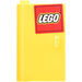 LEGO Porte 1 x 3 x 4 La gauche avec LEGO logo Autocollant avec charnière creuse (3193)