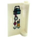 LEGO Door 1 x 3 x 4 Left with Sphygmomanometer, Radio Sticker with Hollow Hinge (58381)