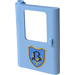 LEGO Door 1 x 4 x 5 Train Left with Beauxbaton Crest Sticker (4181)