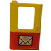 LEGO Door 1 x 4 x 5 Train Left with Postal Horn Sticker (4181)