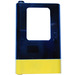 LEGO Door 1 x 4 x 5 Train Left with Yellow Stripe (4181)
