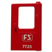LEGO Door 1 x 4 x 5 Train Right with "FS" and "7725" Sticker (4182)