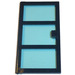 LEGO Door 1 x 4 x 6 with 3 Panes and Transparent Light Blue Glass (76041)