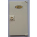 LEGO Door 1 x 4 x 6 with Stud Handle with "201" Sticker (60616)