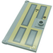 LEGO Door 1 x 4 x 6 with Stud Handle with '5B', Peephole and Lock Sticker (60616)