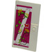 LEGO Door 1 x 4 x 6 with Stud Handle with Nailed wooden boards, rose creepers and red butterfly Sticker (35290)