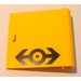 LEGO Tür 1 x 5 x 4 Recht mit Groß Schwarz Zug Logo Aufkleber mit dickem Griff (3194)