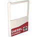 LEGO Door 1 x 6 x 8 Left with Window with Octan Logo and &#039;DIESEL POWER&#039; Sticker (30073)