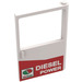 LEGO Door 1 x 6 x 8 Right with Window with Octan Logo and &#039;DIESEL POWER&#039; Sticker (30074)