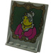 LEGO Door 2 x 8 x 6 Revolving with Shelf Supports with Lady with Purple Robe in Frame (40249)
