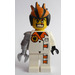 LEGO Dr. Inferno avec Metallic Argent Griffe Figurine
