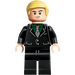 LEGO Draco Malfoy с Черно Костюм (Neutral / Angry) Минифигурка