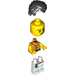 LEGO Drachen Boat Rower mit Wellig Haar Minifigur
