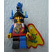 LEGO Drachen Knight mit Blau Drachen Plumes und Umhang Castle Minifigur