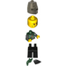 LEGO Dragon Knight with Cheekbones and Dark Gray Helmet Minifigure