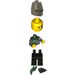 LEGO Drachen Ritter mit Cheekbones und Dark Grau Helm Minifigur