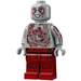 LEGO Drax s Tmavě červená Nohy a Tattoos Minifigurka