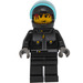 LEGO Driver Actor with Black Helmet Minifigure