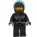 LEGO Driver Actor mit Schwarz Helm Minifigur