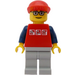 LEGO Driver with Red Cap Minifigure