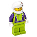 LEGO Autista con Bianco Casco Minifigure