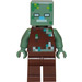 LEGO Drowned Zombie minifiguur